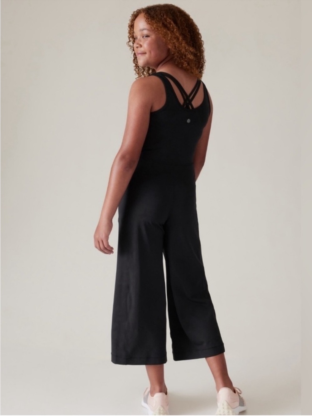 Athleta Girl Stash Your Treasures Jumpsuit Black Size Large NEW